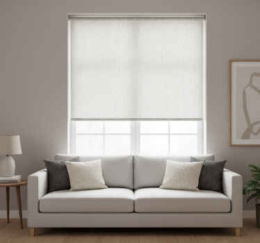 Modern blind with grey stripes - TenStickers