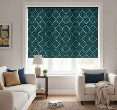 Store enrouleur moderne marocain doré - TenStickers