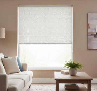 Modern blind silver labyrinth pattern - TenStickers