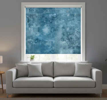 Niebieska roleta o teksturowanym wzorze - TenStickers