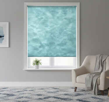 Niebieska roleta z efektem wodnym - TenStickers