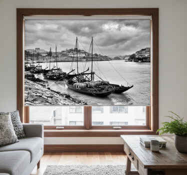 Rolgordijn woonkamer rabelos - TenStickers