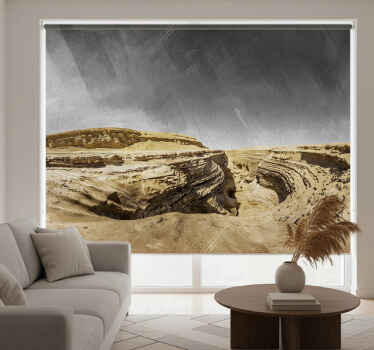 Rolgordijn woonkamer cañon van de verlorenen - TenStickers