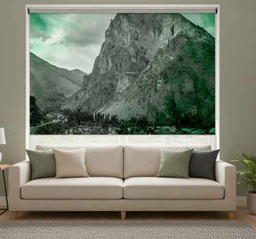 Rolgordijn woonkamer ollantaytambo - TenStickers