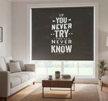 Rolgordijn woonkamer probeer en ontdek - TenStickers