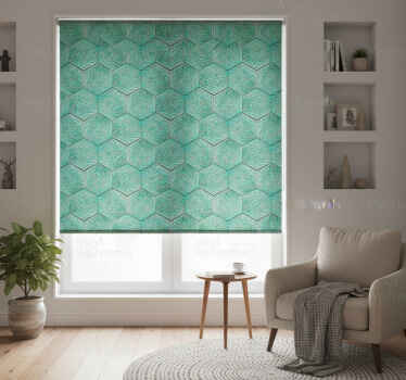 Store enrouleur vert panot gaudí vert - TenStickers