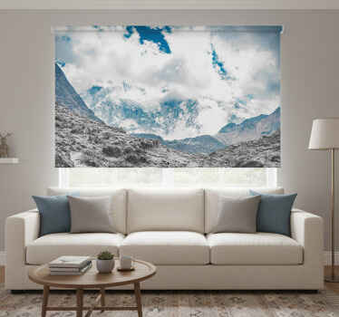 Estor enrollable salón paso salkantay nevado - TenVinilo