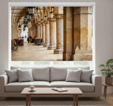 Estor enrollable salón café en cracovia - TenVinilo