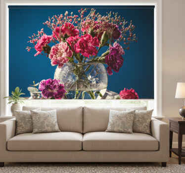 Rolgordijn woonkamer kruidnagel in glas - TenStickers