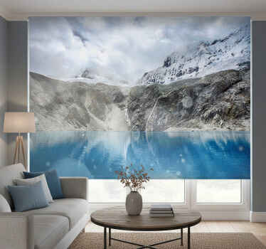 Rolgordijn woonkamer lake 69 - TenStickers