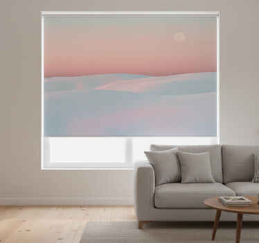 Rolgordijn woonkamer prachtig woestijnontwerp - TenStickers