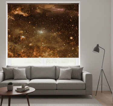 Rollo wohnzimmer geheimnisvolle wolken im all - TenStickers