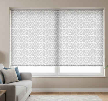 Estore de rolo cinzento padrão moderno cinza - TenStickers