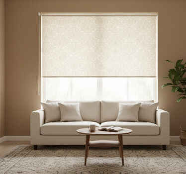 Estor enrollable beige motivo archibald - TenVinilo