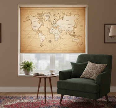 Estore de rolo bege estilo século xix com texto - TenStickers