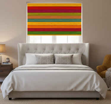 Blind bedroom multicolour wood texture vinyl carpet - TenStickers