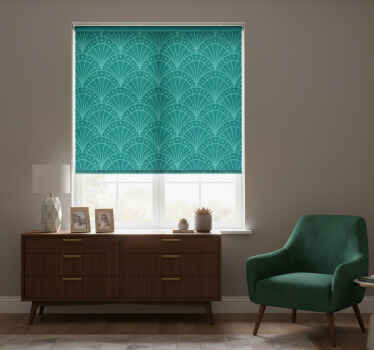 Estor enrollable habitación estilo art decó - TenVinilo