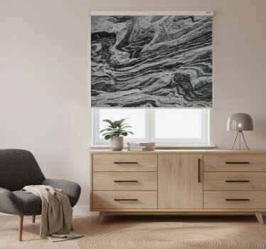 Grå rullegardin i naturlig grå tekstur - TenStickers