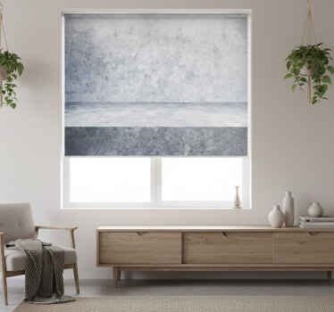 Grå rullegardin bentonlook fotobehang 02 - TenStickers