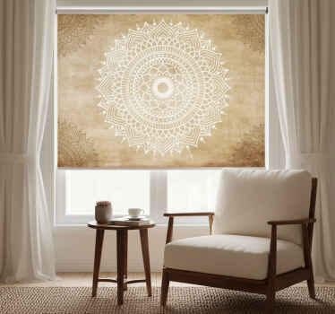 Beige rullegardin med gammelt papir tekstur - TenStickers