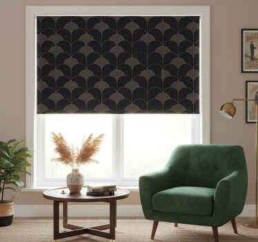 Vintage roller blind with 1920s arches design - TenStickers