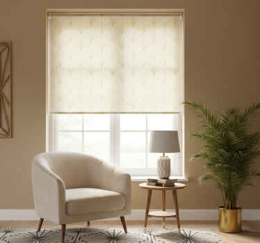 Vintage roller blind in 1920s fan art deco style - TenStickers