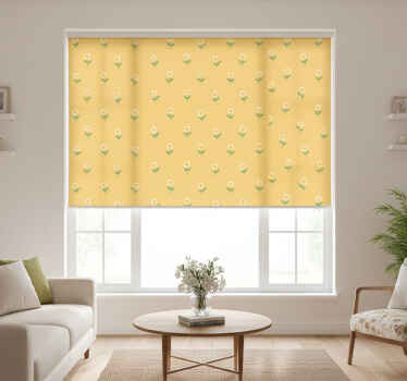 Vintage roller blind 1940s daisy nursery design - TenStickers