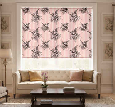Vintage roller blind baroque angels design - TenStickers