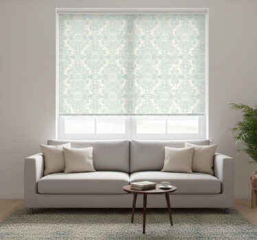 Rollo fenster vintage grünes muster - TenStickers