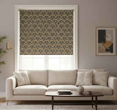 Rollo fenster vintage im art deco stil - TenStickers