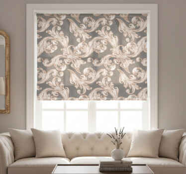 Rollo fenster vintage barocke eleganz - TenStickers