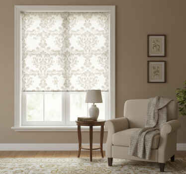 Rollo fenster vintage damast - TenStickers