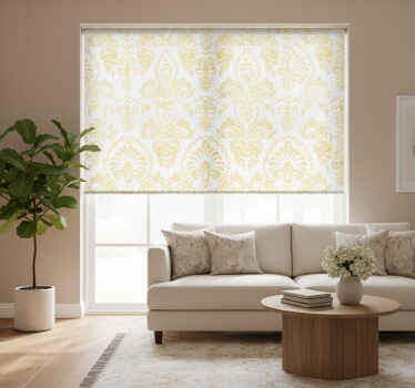 Rollo fenster vintage im goldenen design - TenStickers