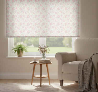 Rollo fenster vintage kleine blumen im vintage-stil - TenStickers