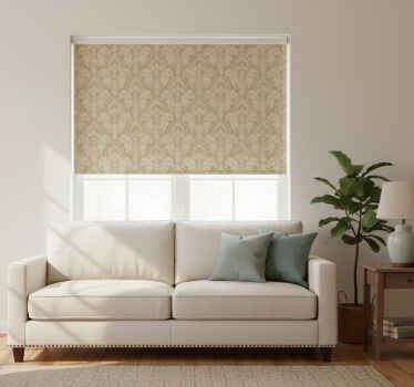 Rollo fenster vintage klassisches blumenmuster - TenStickers