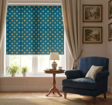 Rollo fenster vintage mit antikem barockmuster - TenStickers