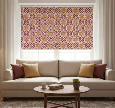 Rollo fenster vintage klassisches schlossmuster - TenStickers