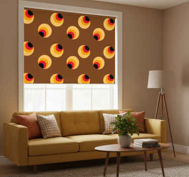 Rollo fenster vintage mit pop-augen-effekt - TenStickers