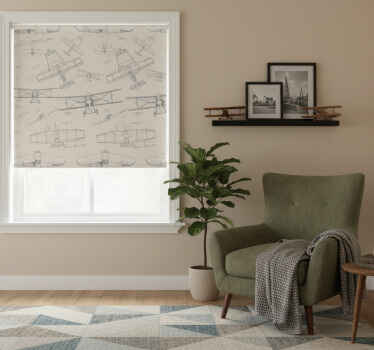 Rollo fenster vintage im schlichten design - TenStickers