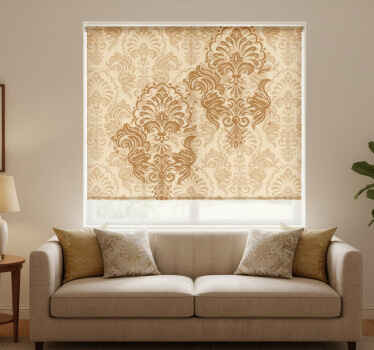 Rollo fenster vintage mit warmen, verblassten farben - TenStickers