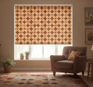 Rollo fenster vintage mit retro-motiven tapete - TenStickers
