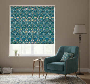 Rollo fenster vintage tapete im vintage art déco stil - TenStickers