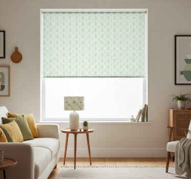 Rollo fenster vintage in sanften farben 70er muster - TenStickers