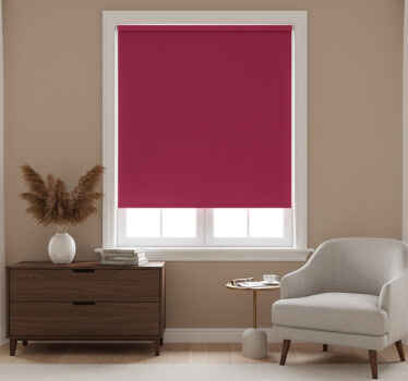 Pink roller blind viva magenta shade - TenStickers