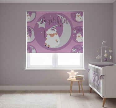 Pink roller blind for sweet dreams - TenStickers