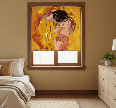 Toile fenêtre chambre le baiser de klimt - TenStickers
