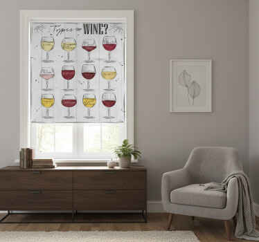 Toile fenêtre chambre vin rouge - TenStickers