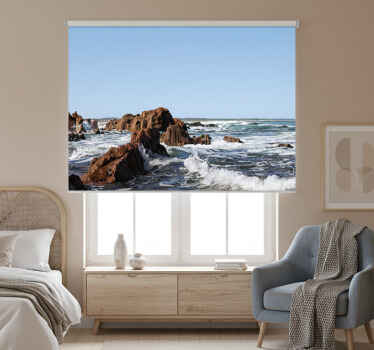 Toile fenêtre chambre plage de l'uruguay - TenStickers