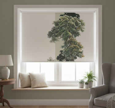 Toile fenêtre chambre design arbre esthétique - TenStickers