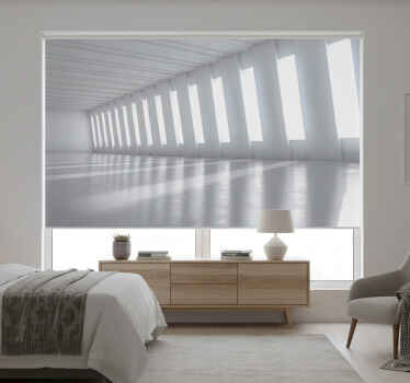 Toile fenêtre chambre tunnel 3d moderne - TenStickers